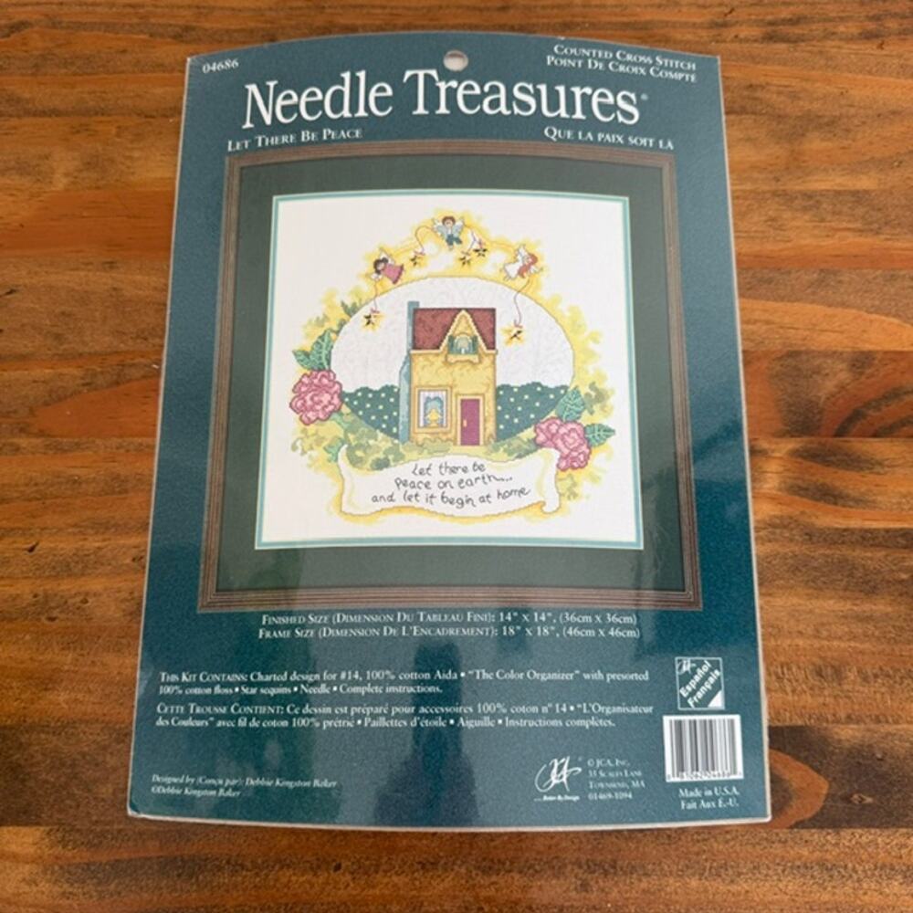 Needle Treasures Let There Be Peace Cross Stitch Kit - New